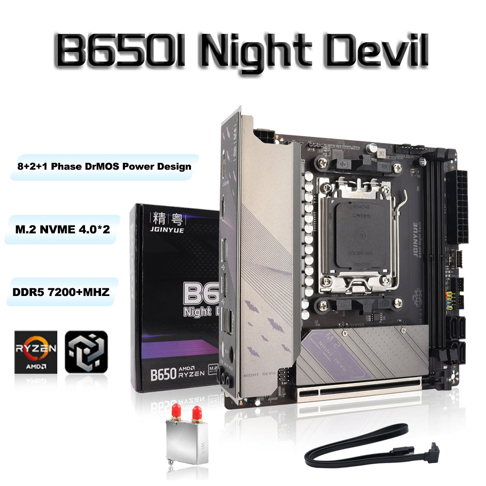 B650 Itx Motherboard Wifi - JGINYUE B650 ITX Moederbord DDR5 Mini