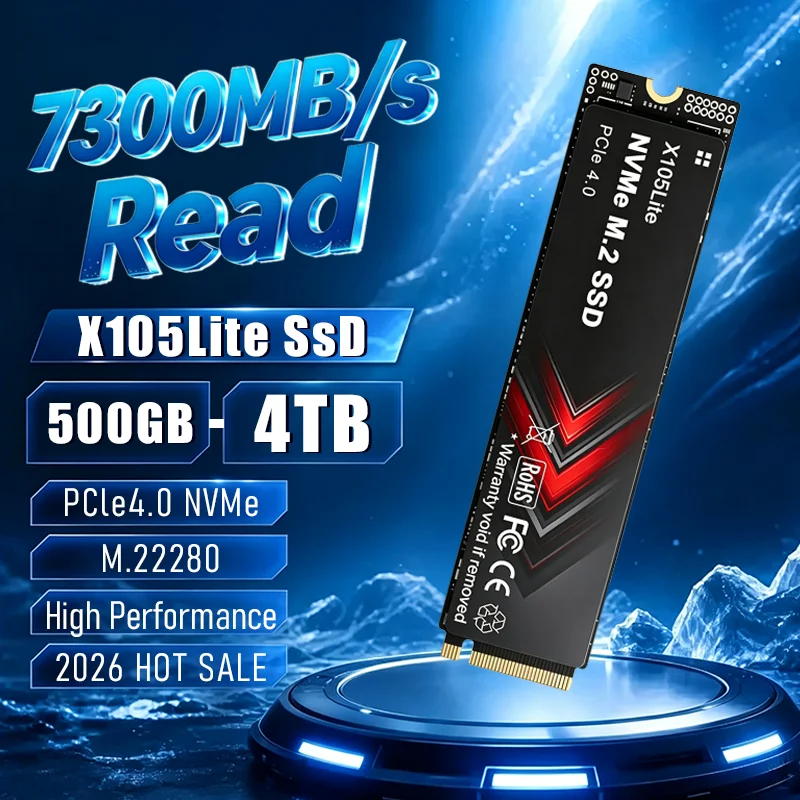 NIEUWE X105Lite 500GB-4TB PCIe - M.2 Nvme 4Tb Pcie 4.0 Ssd recensie en prijs