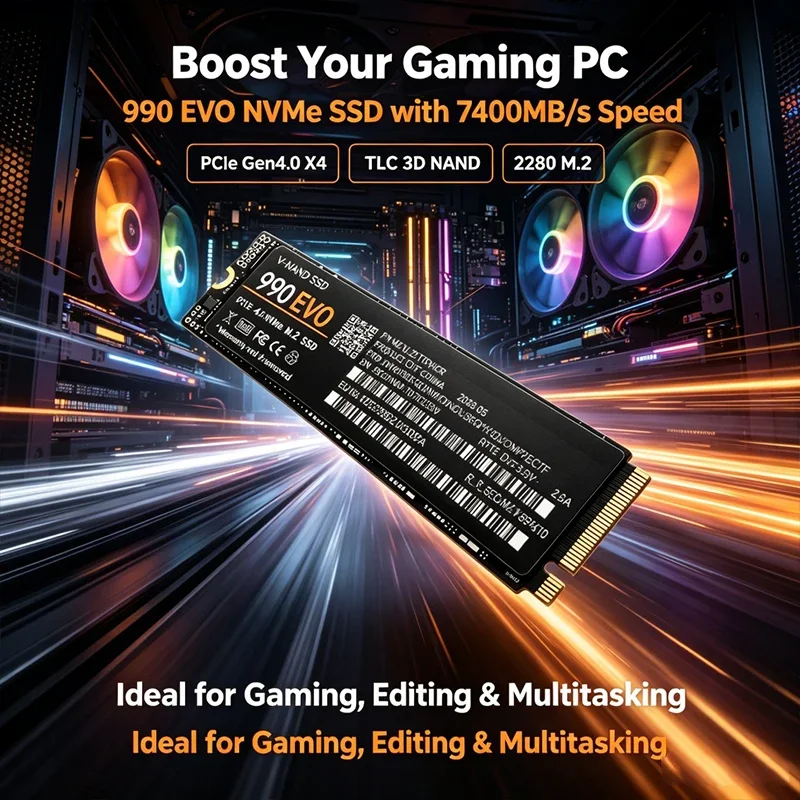 Gaming M.2 NVMe SSD 990 EVO PC - M.2 Nvme 4Tb Pcie 4.0 Ssd recensie en prijs