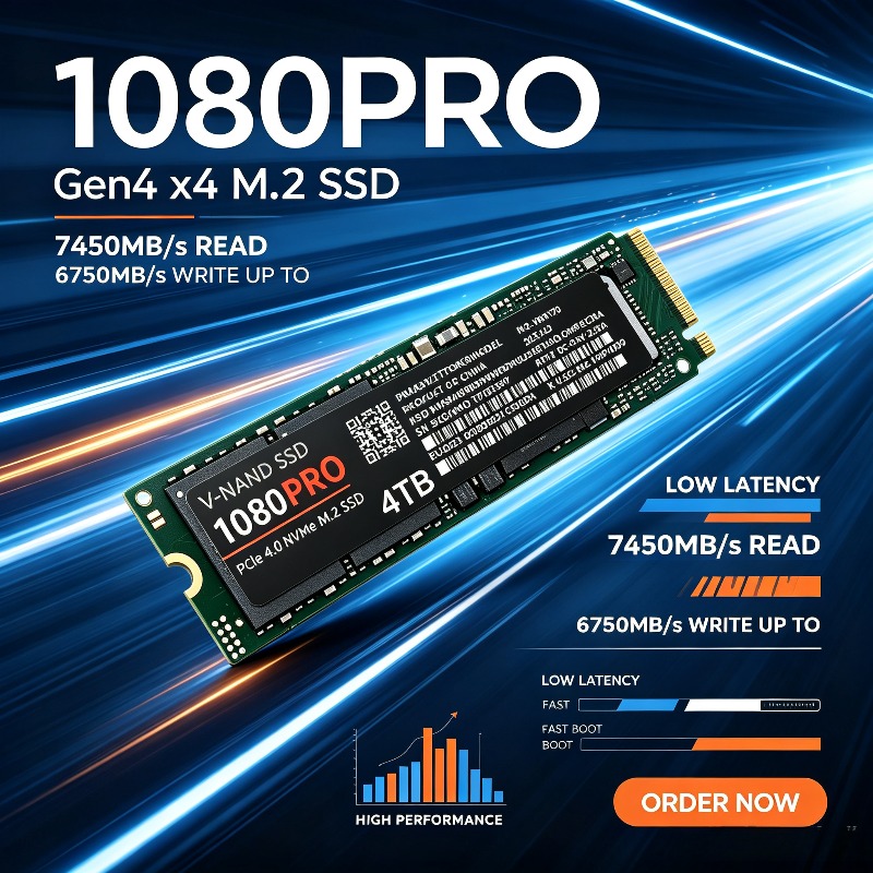 Originele 1080Pro 512GB-4TB PC - M.2 Nvme 4Tb Pcie 4.0 Ssd recensie en prijs