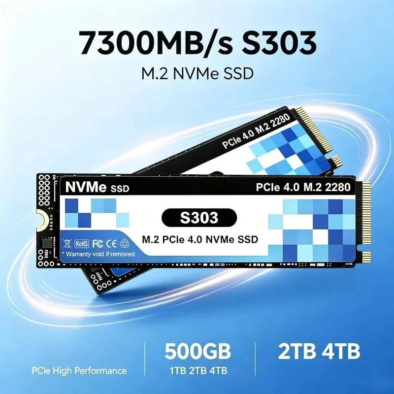 S303 4TB SSD NVMe M.2 PCIe 4.0 - M.2 Nvme 4Tb Pcie 4.0 Ssd recensie en prijs
