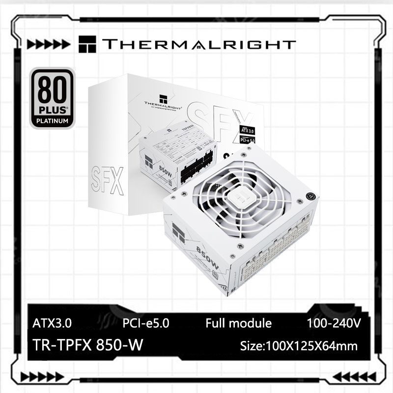 Thermalright TR-TPFX850 Witte  - Sfx Power Supply 850W Gold recensie en prijs