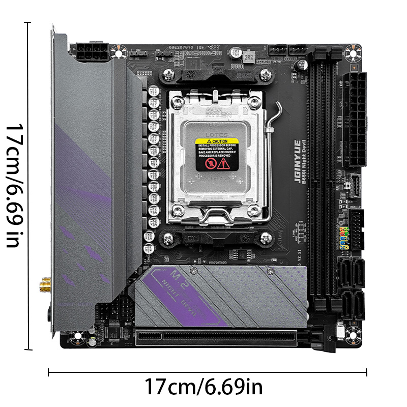JGINYUE B650I Night Devil WiFi - B650 Itx Motherboard Wifi recensie en prijs