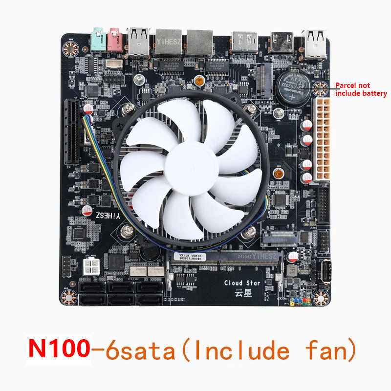 Intel N100 Mini-ITX moederbord - Nas Motherboard N100 6 Sata recensie en prijs