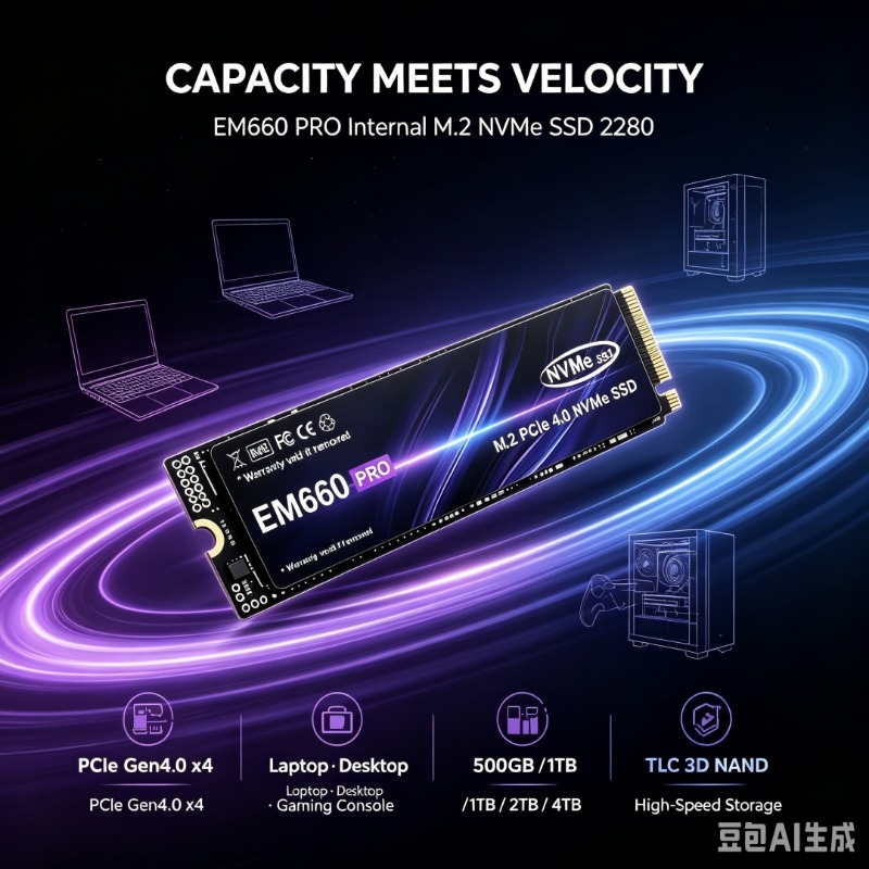 EM660 M.2 2280 NVMe PCIe 4.0 S - M.2 Nvme 4Tb Pcie 4.0 Ssd recensie en prijs
