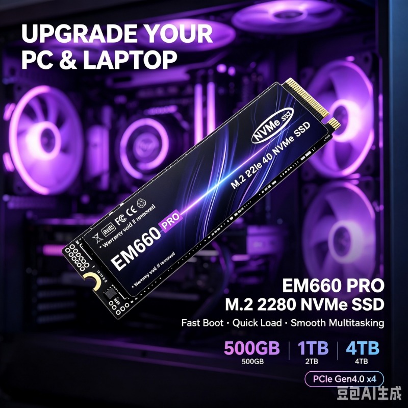 EM660 M.2 2280 NVMe PCIe 4.0 S - M.2 Nvme 4Tb Pcie 4.0 Ssd recensie en prijs