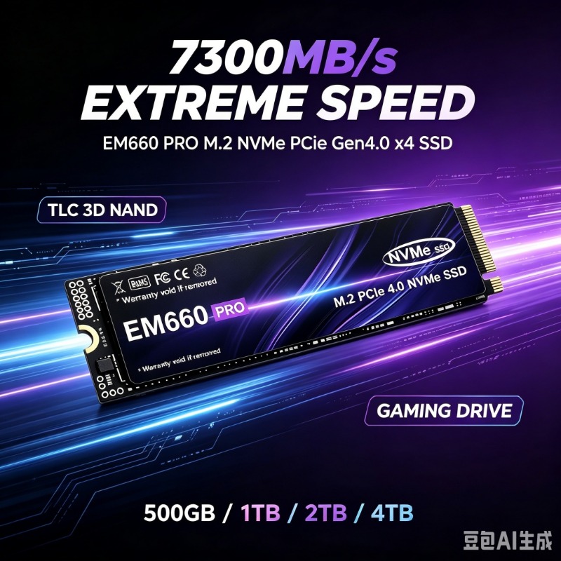EM660 M.2 2280 NVMe PCIe 4.0 S - M.2 Nvme 4Tb Pcie 4.0 Ssd recensie en prijs